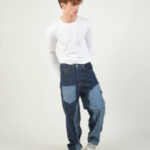 Manon Gautier Jean Baggy asymétrique